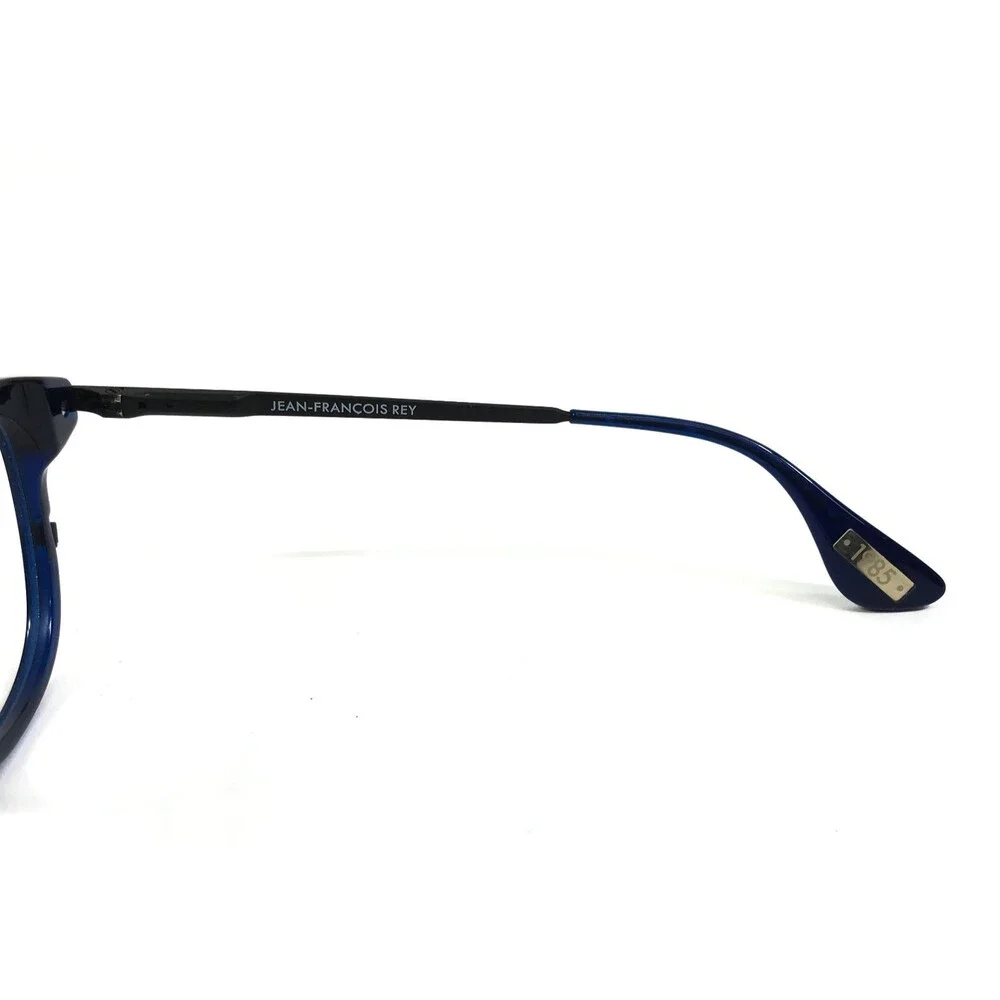 Jean-Francois Rey Eyeglasses Frames JAMES 2500 Black Blue Full Rim 49-23-140